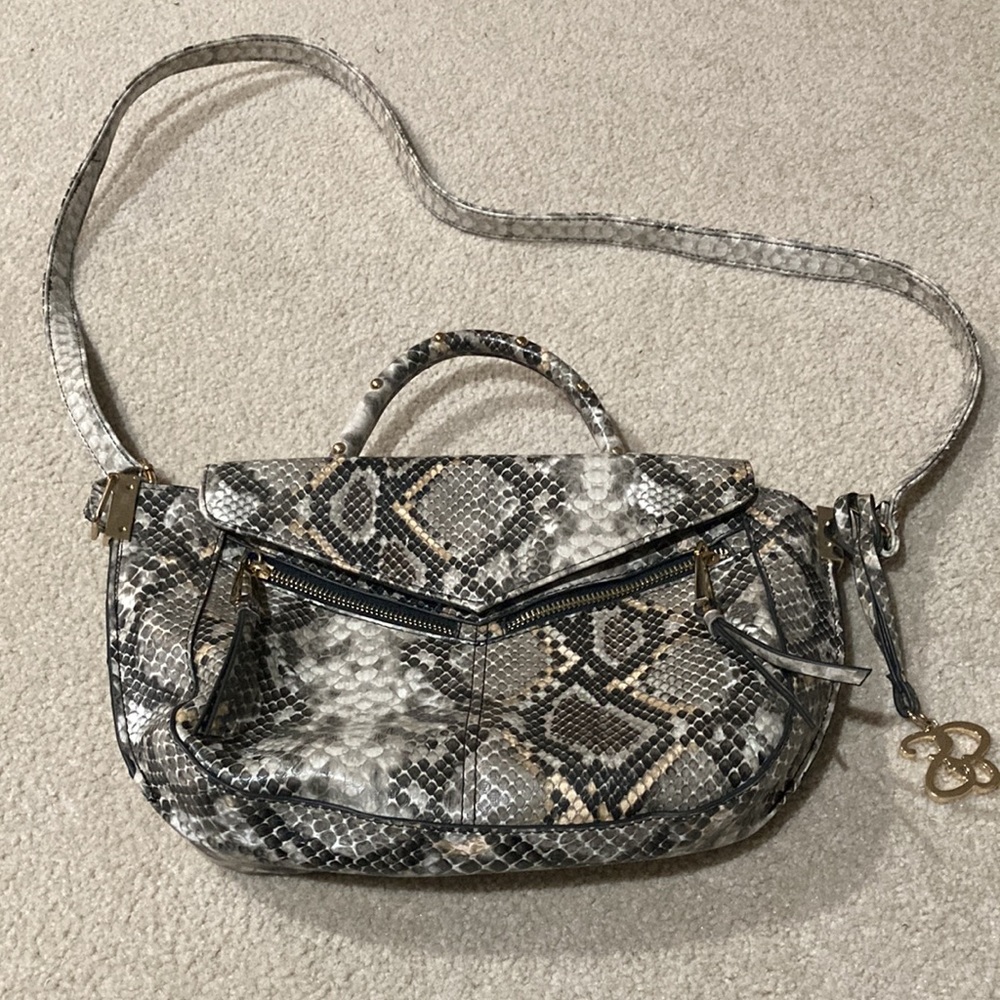 Jessica Simpson snake print crossbody purse